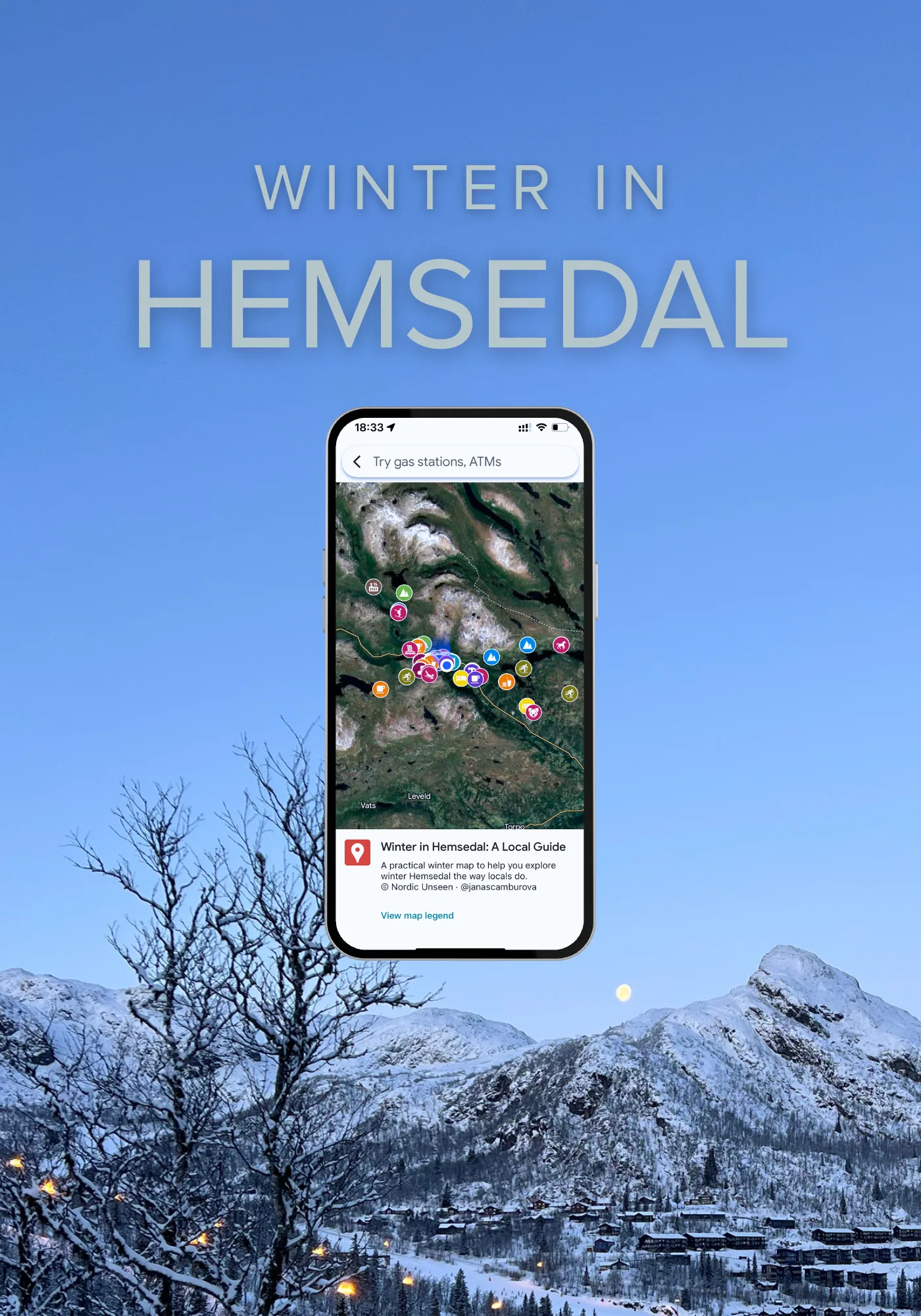 Winter in Hemsedal: A Local Guide Map